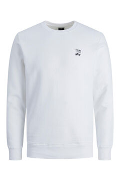 Womensecret Sweatshirt with print on the back blanc