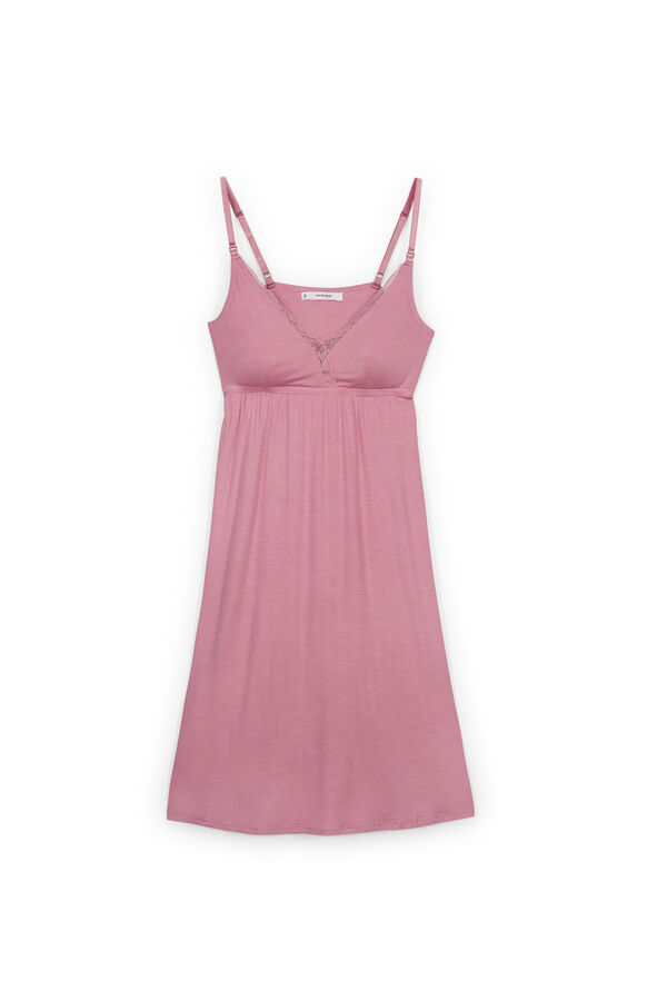 Women'secret Pink maternity breastfeeding vest top nightgown pink