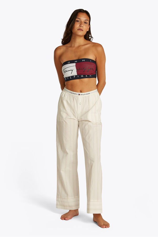 Tommy Hilfiger Flag bandeau bikini top TOMMY HILFIGER blue