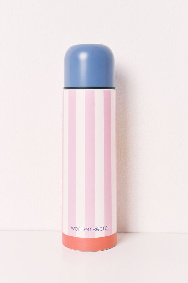 Women'secret Striped Snoopy stainless steel bottle printed