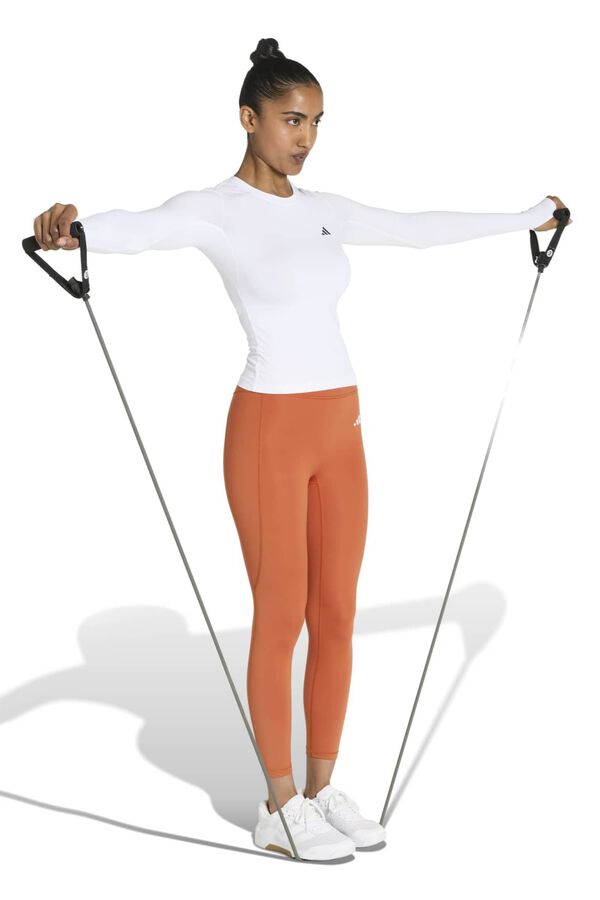 Adidas Mallas 7/8 deportivas Optime Essentials naranja