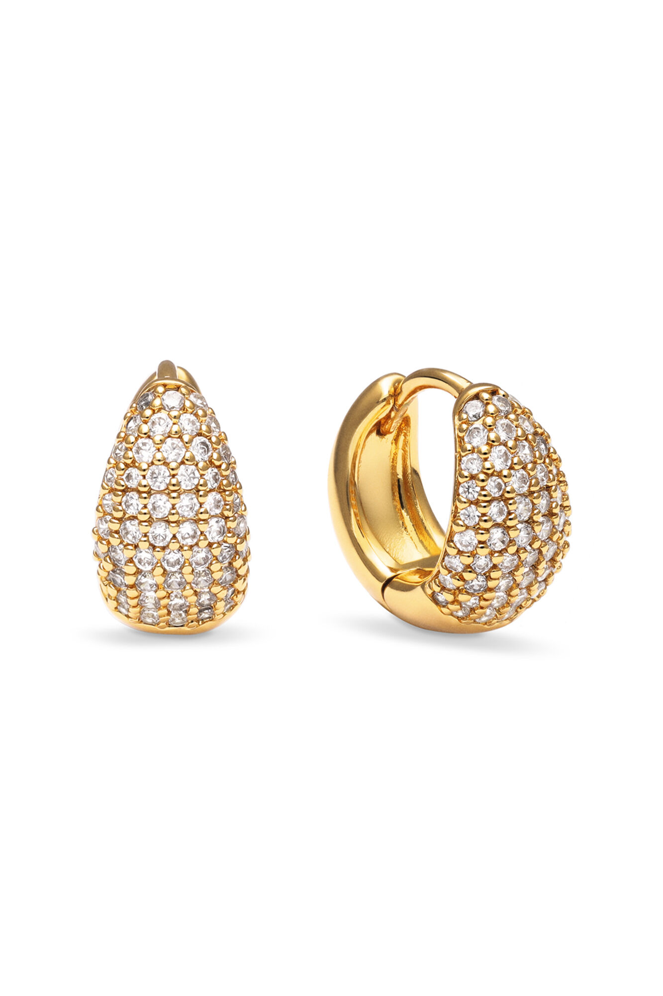 Singularu Ohrringe Tropfen Scarlett Vergoldet