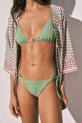 Women'secret Green Brazilian crinkle texture bikini bottoms green