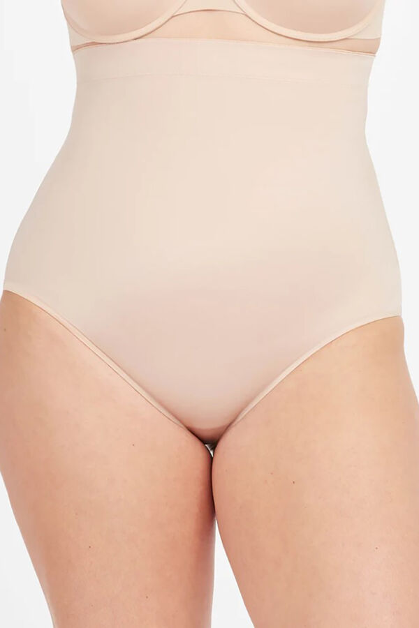 Womensecret Seamless high waist shaping panty Smeđa
