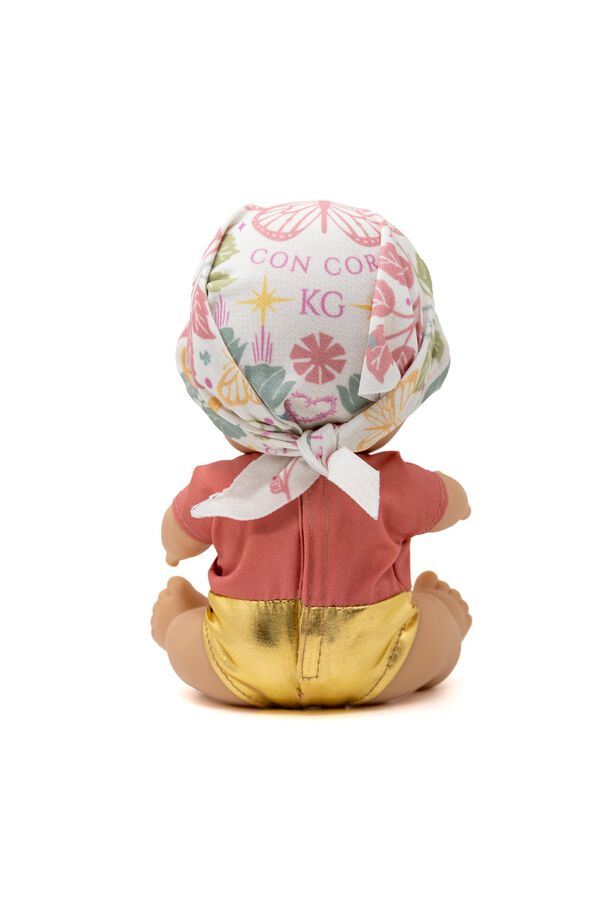 Baby Pelones Mu&ntilde;eco solidario Karol G blanco