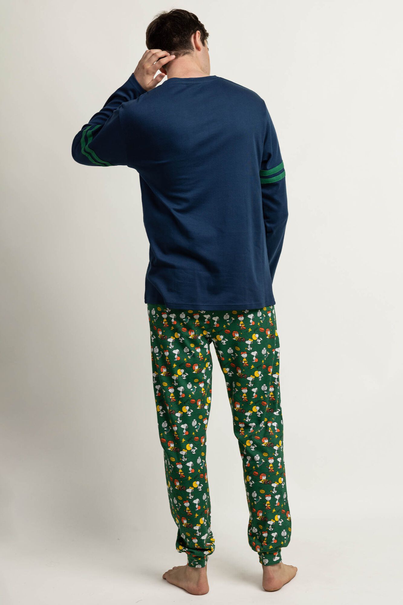 Admas Pijama Largo Hombre Peanuts