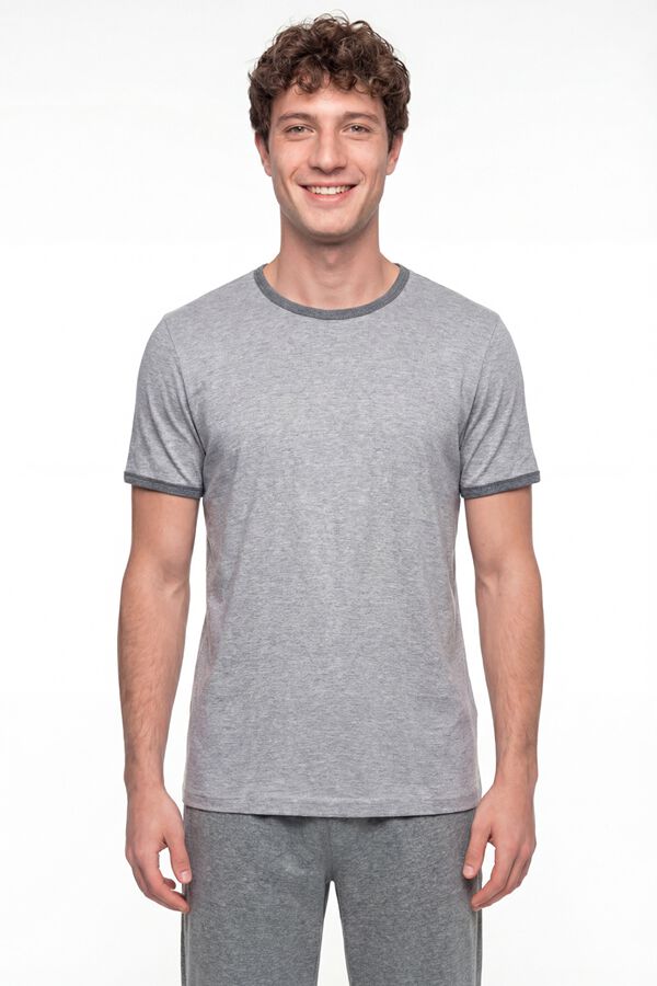 Penti Plain short sleeve long pyjamas set printed