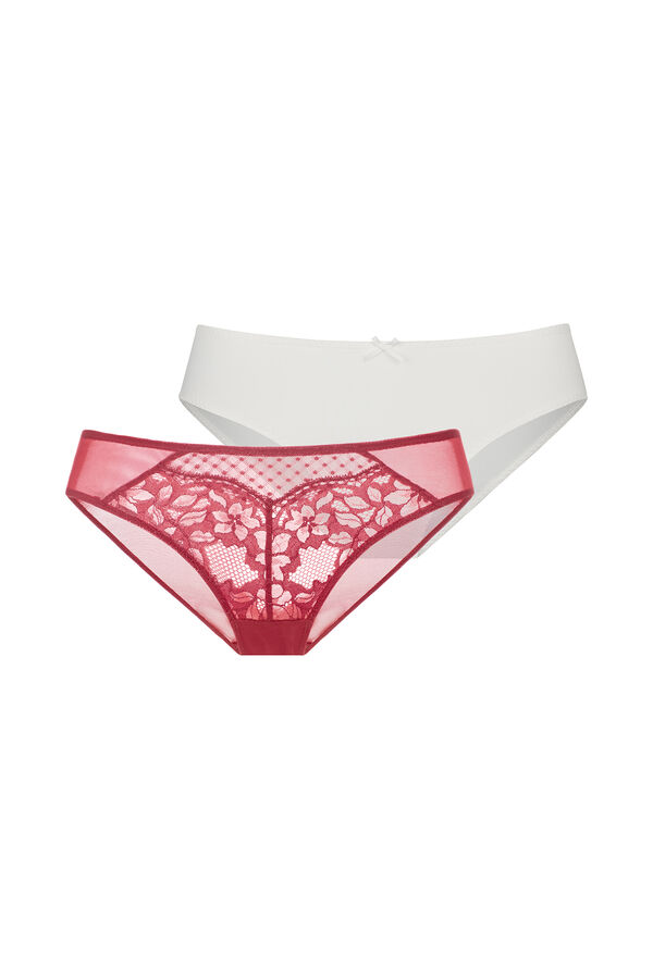 Womensecret Brief pack rouge