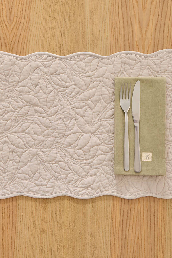 Textura Mantel individual gris