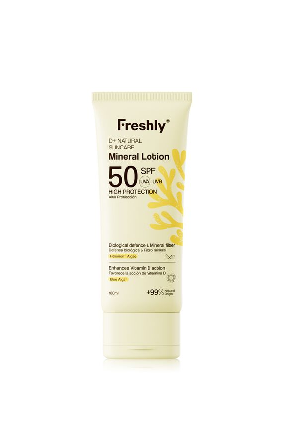 Freshly Cosmetics Crema solar corporal SPF 50 blanco