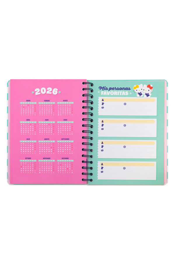 Mr. Wonderful Agenda 2024-25 Hello Kitty x Mr. wonderful-365 fantastic days imprim&eacute;