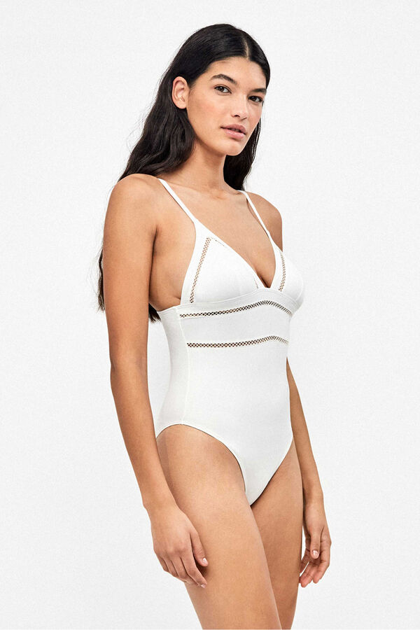 Gisela Ba&ntilde;ador triangular foam extraible marfil