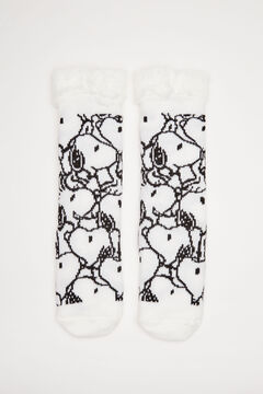 Womensecret Snoopy fluffy knit socks printed