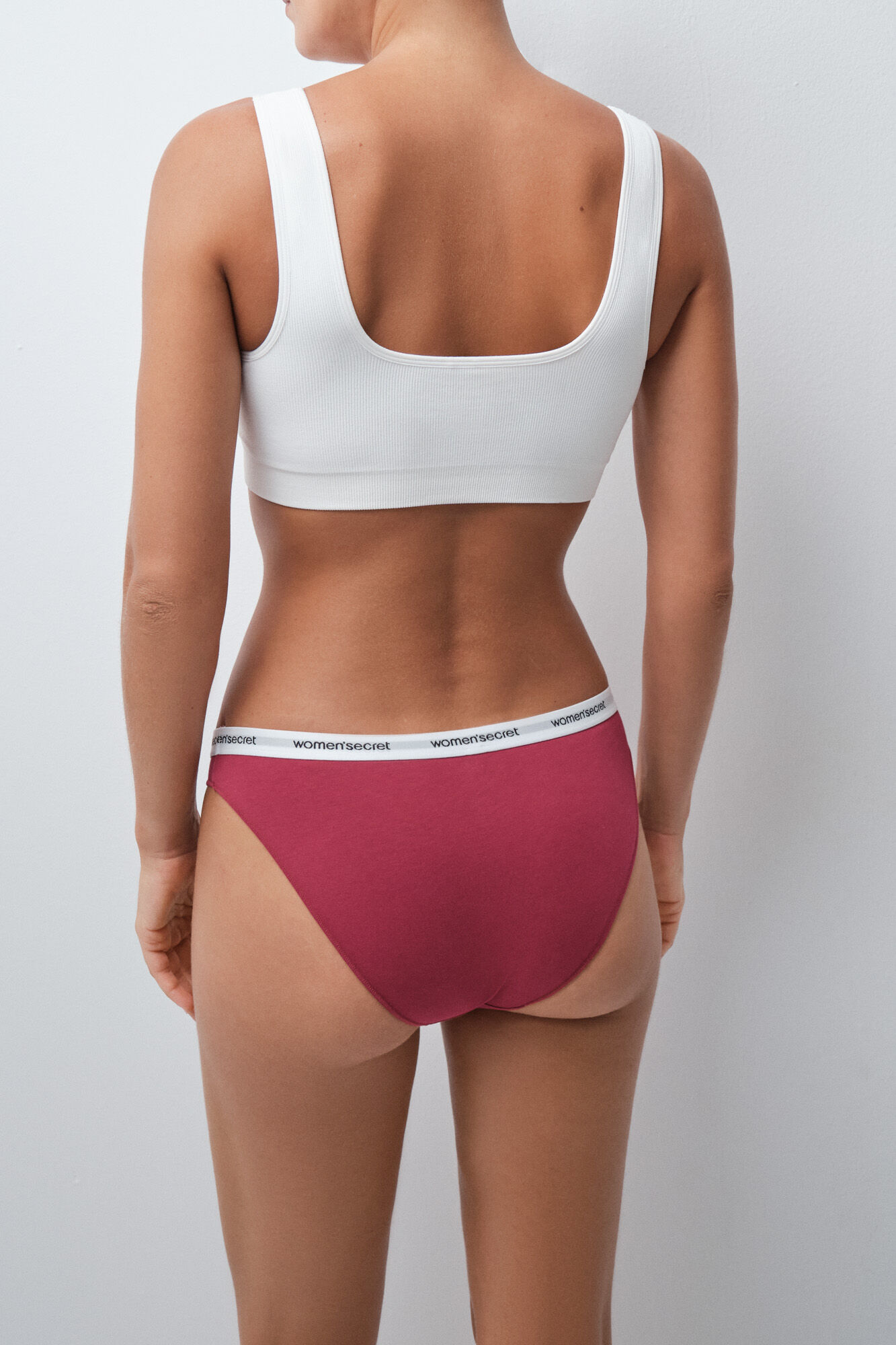 Women'secret Plain cotton 7-pack classic panties logo