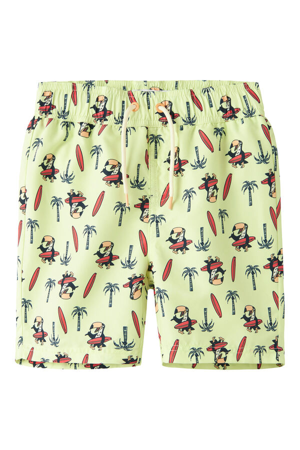 Name it Ba&ntilde;ador estampado de ni&ntilde;o verde