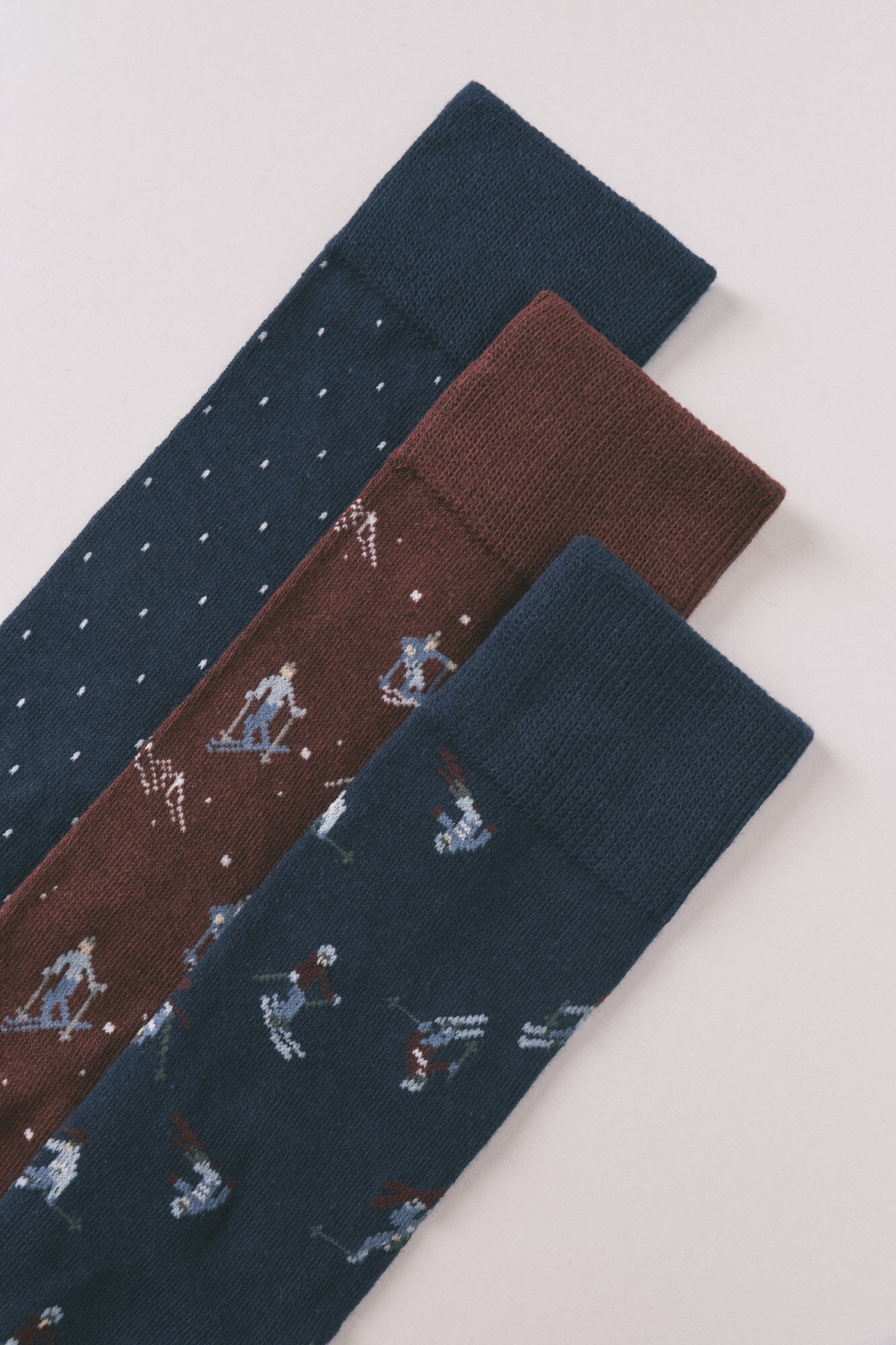 Women'secret Pack of 3 long cotton ski socks 