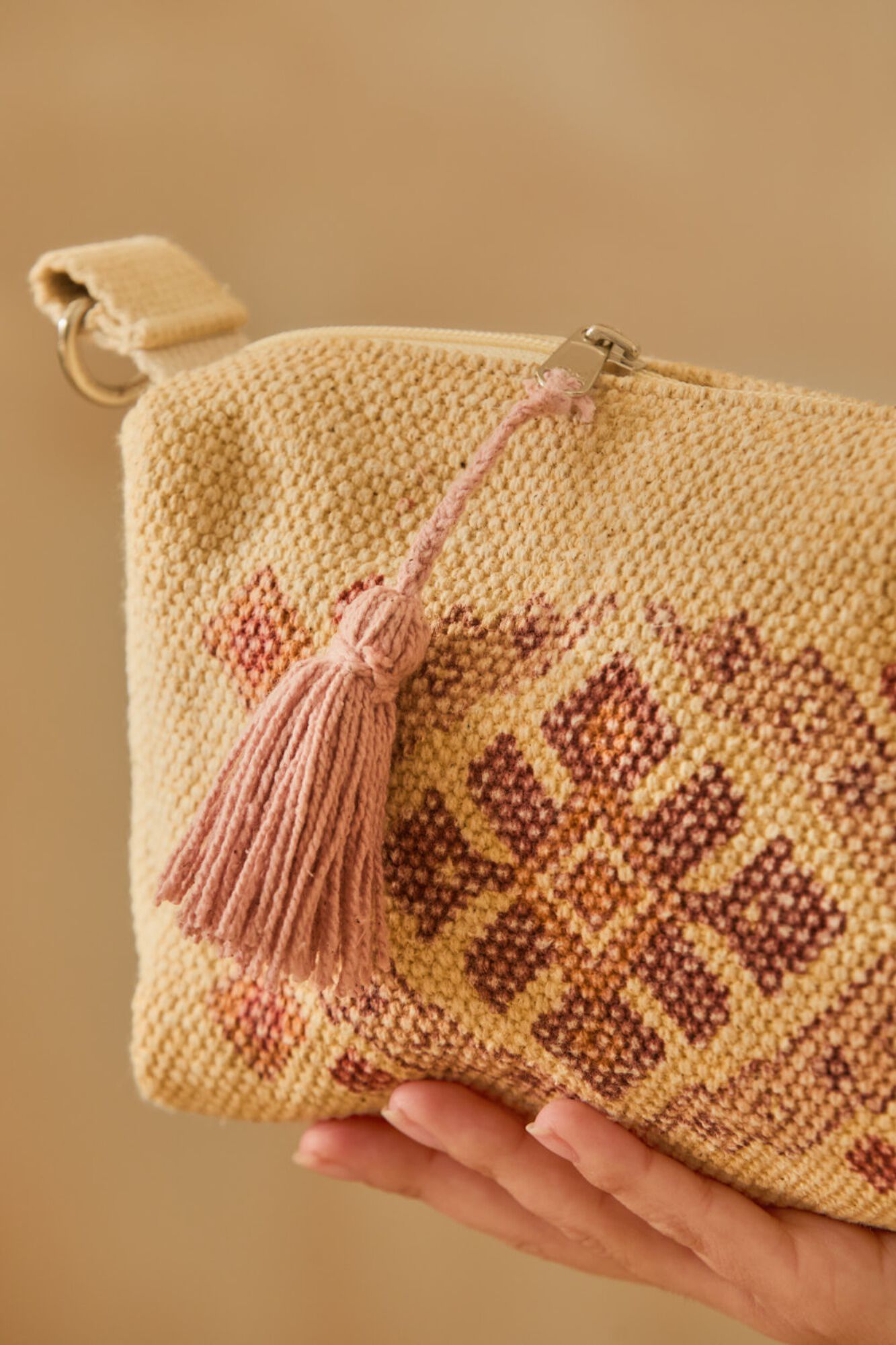 Calma House Baumwoll-Kulturbeutel 11x18