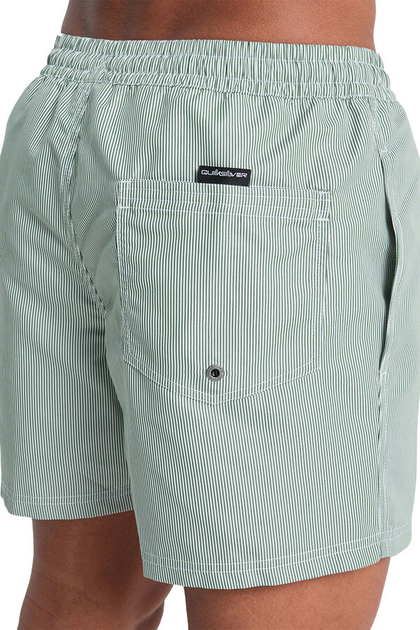 Quiksilver Striped waterproof swimwear green