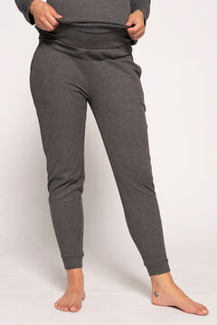 Womensecret Home canvas maternity trousers grey
