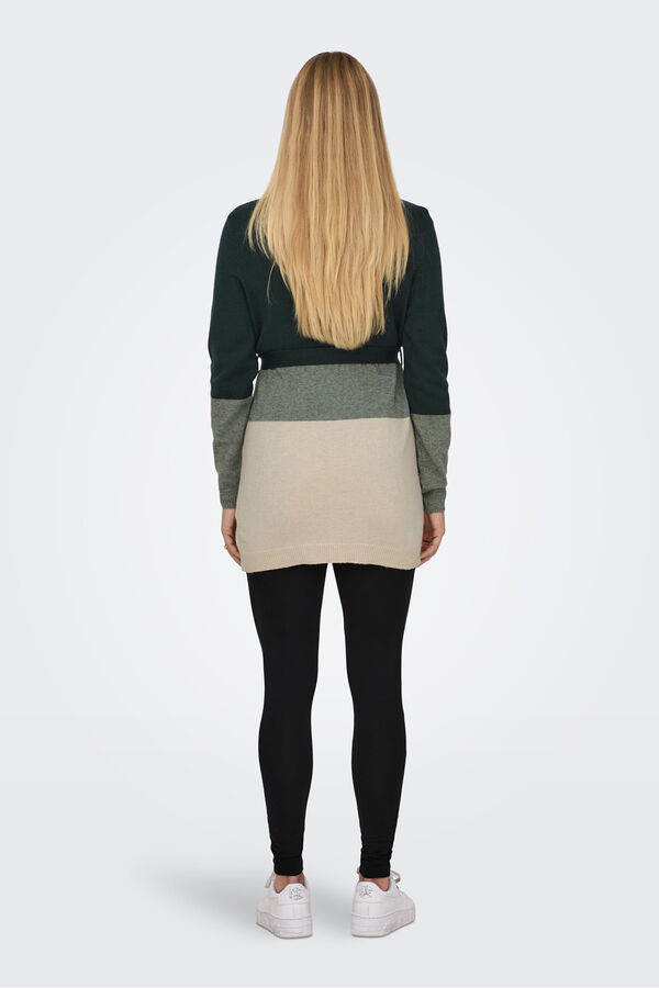 Only Maternity Long maternity cardigan  green