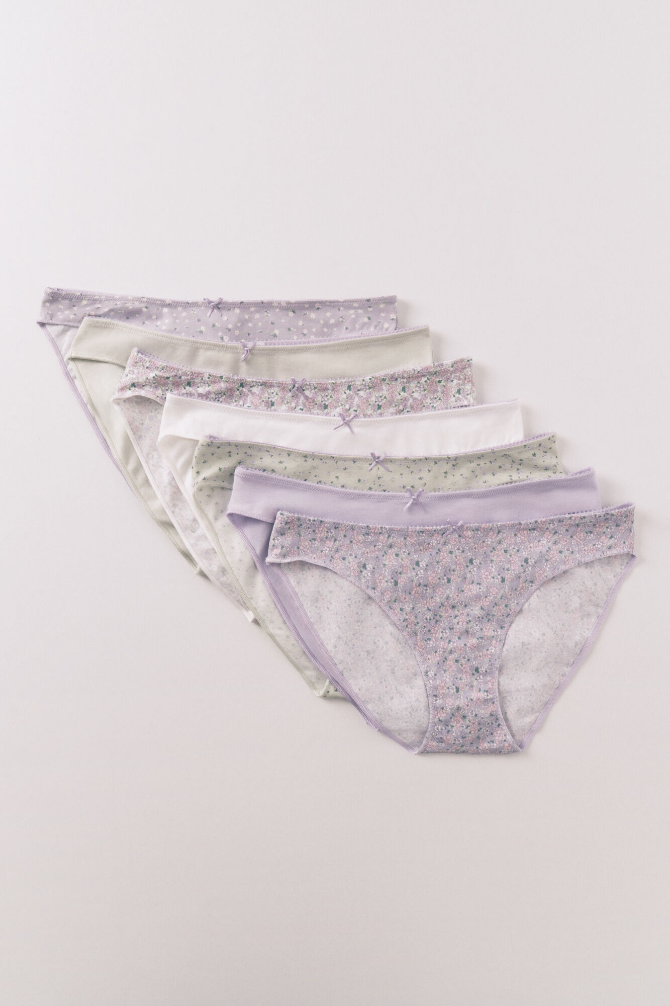 Women'secret Cotton 7-pack classic floral print panties