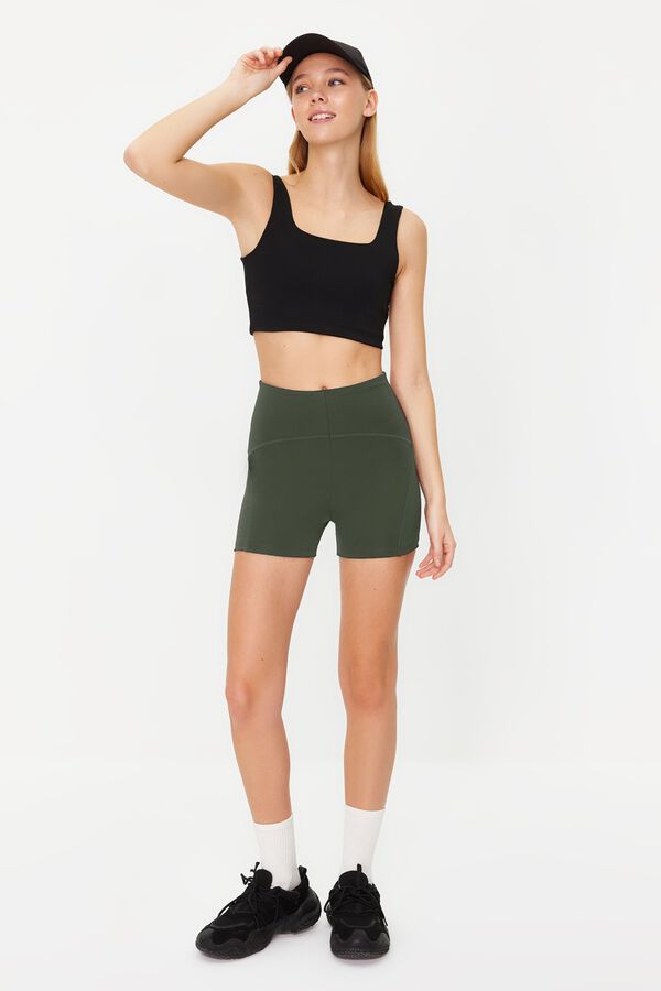 Trendyol Pack de 2 leggings deportivos cortos estampado