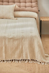 Womensecret Chicago ecru cotton jacquard bedspread Žuta