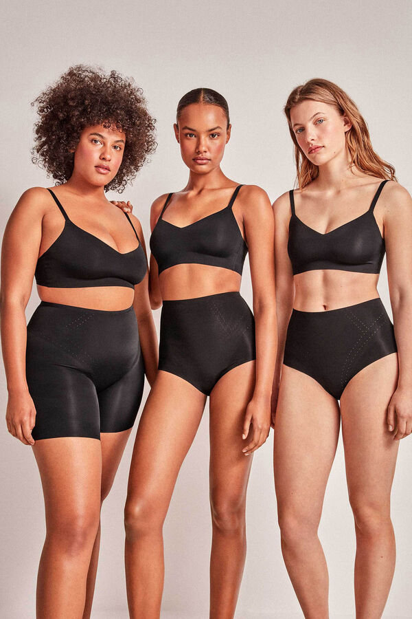 Gisela High waisted slimming girdle Crna