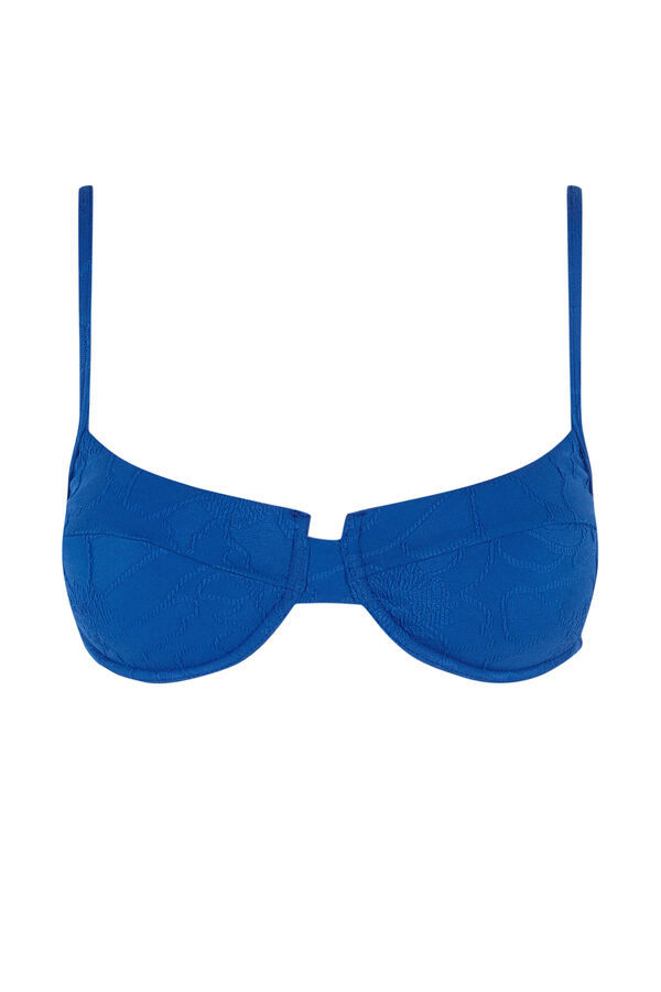 Womensecret Royale balconette bikini top bleu