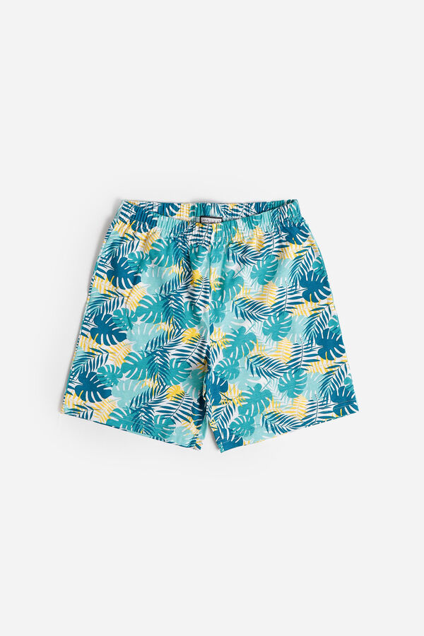 Womensecret MR WONDERFUL Pineapple short-sleeved pyjamas for boys Zelena