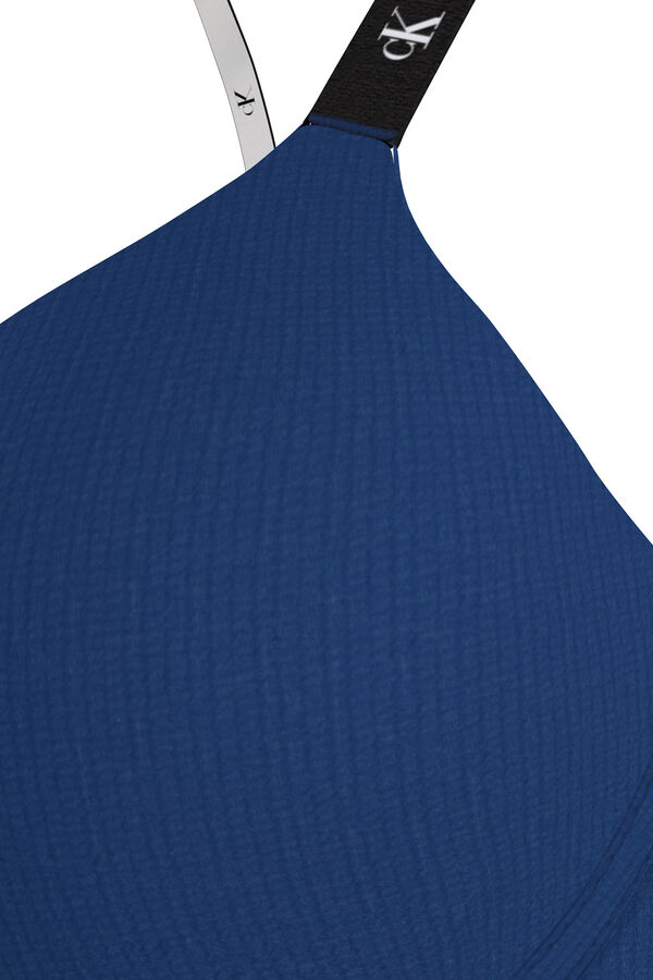 Calvin Klein Sujetador Push-Up escotado 1996 Micro blue