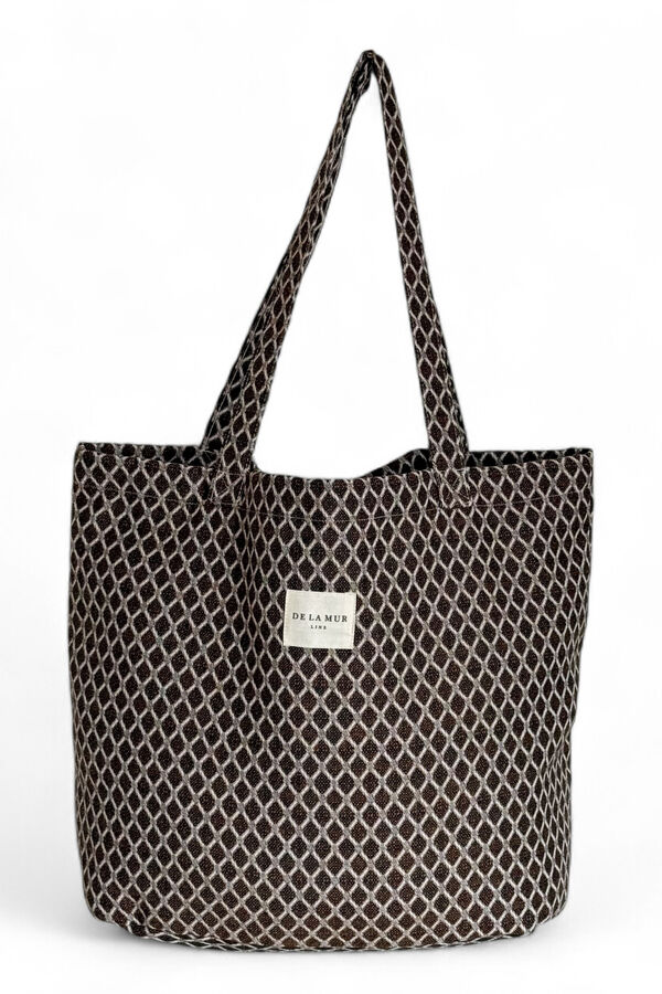 De La Mur Bolsa Grande Cobre marr&oacute;n