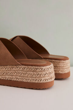 Womensecret Platform sandals brown