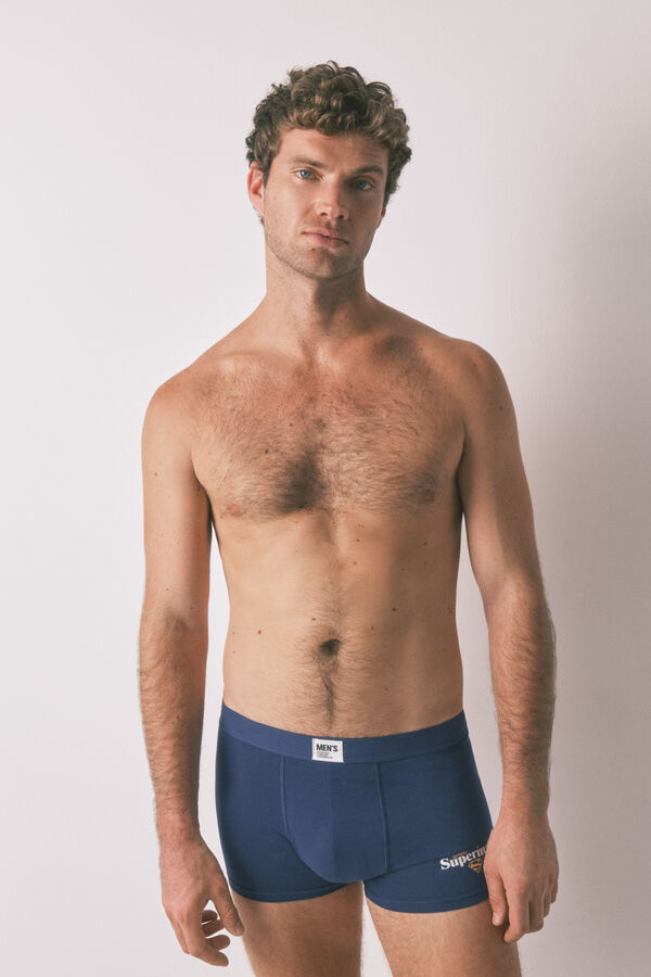 Women'secret Paket od 2 sive bokserke Supermen Siva