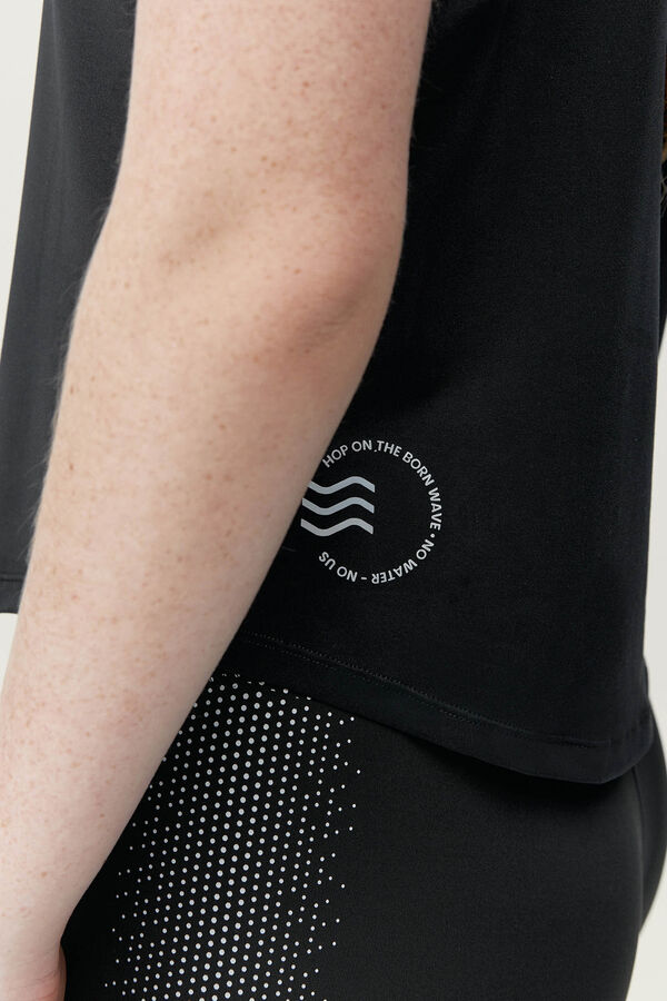 Born Living Yoga Sport-T-Shirt Azami Black Schwarz