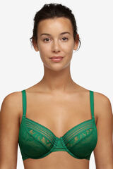 Womensecret Marta underwired bra with floral lace and tulle Zelena
