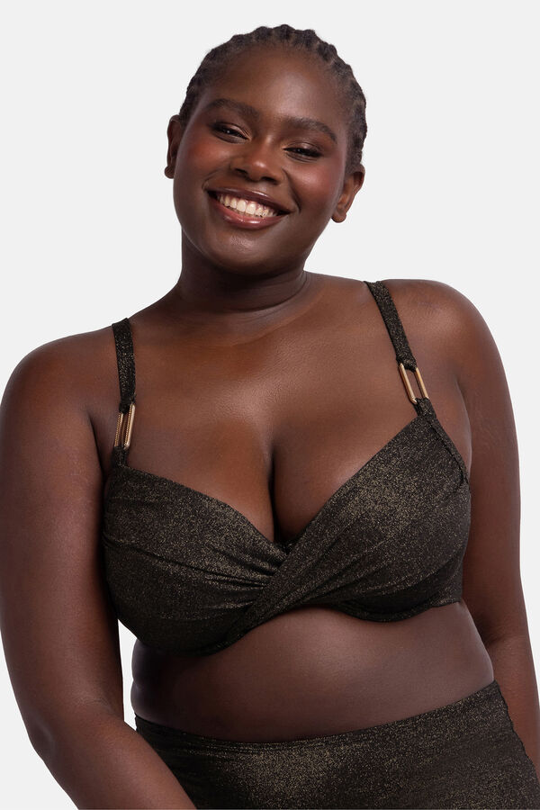 Dorina Black underwired bikini top noir