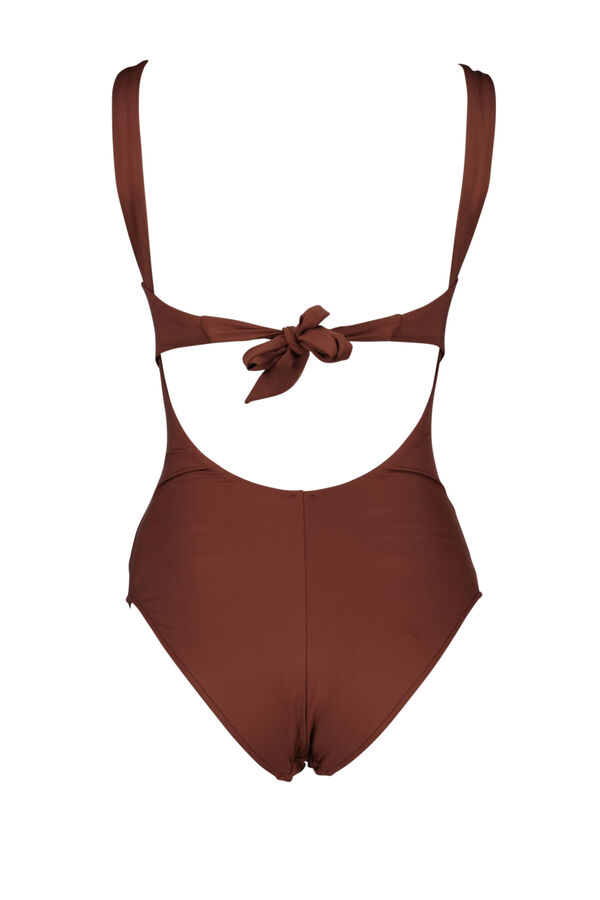 Womensecret Brown shaping swimsuit Smeđa