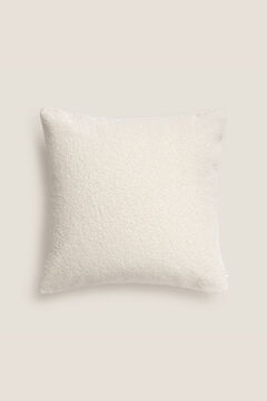 Womensecret Capa travesseiro friso e feltro 55 x 55 cm. marrom