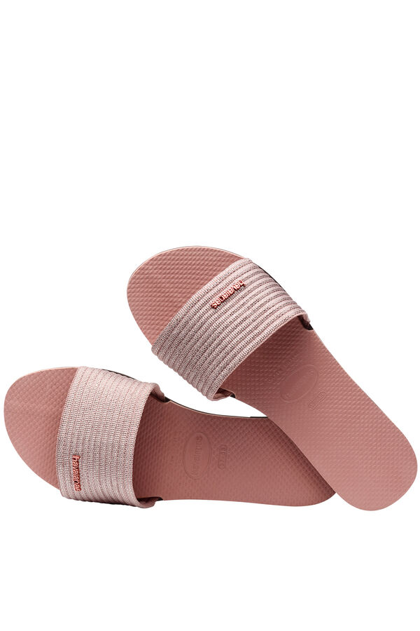 Womensecret Hav. sandals You Malta Metallic pink