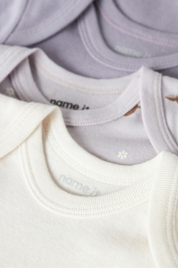 Name it Pack de bodies manga corta morado/lila