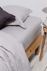 Textura Spannbetttuch Baumwollleine. Bett 150-160 cm.