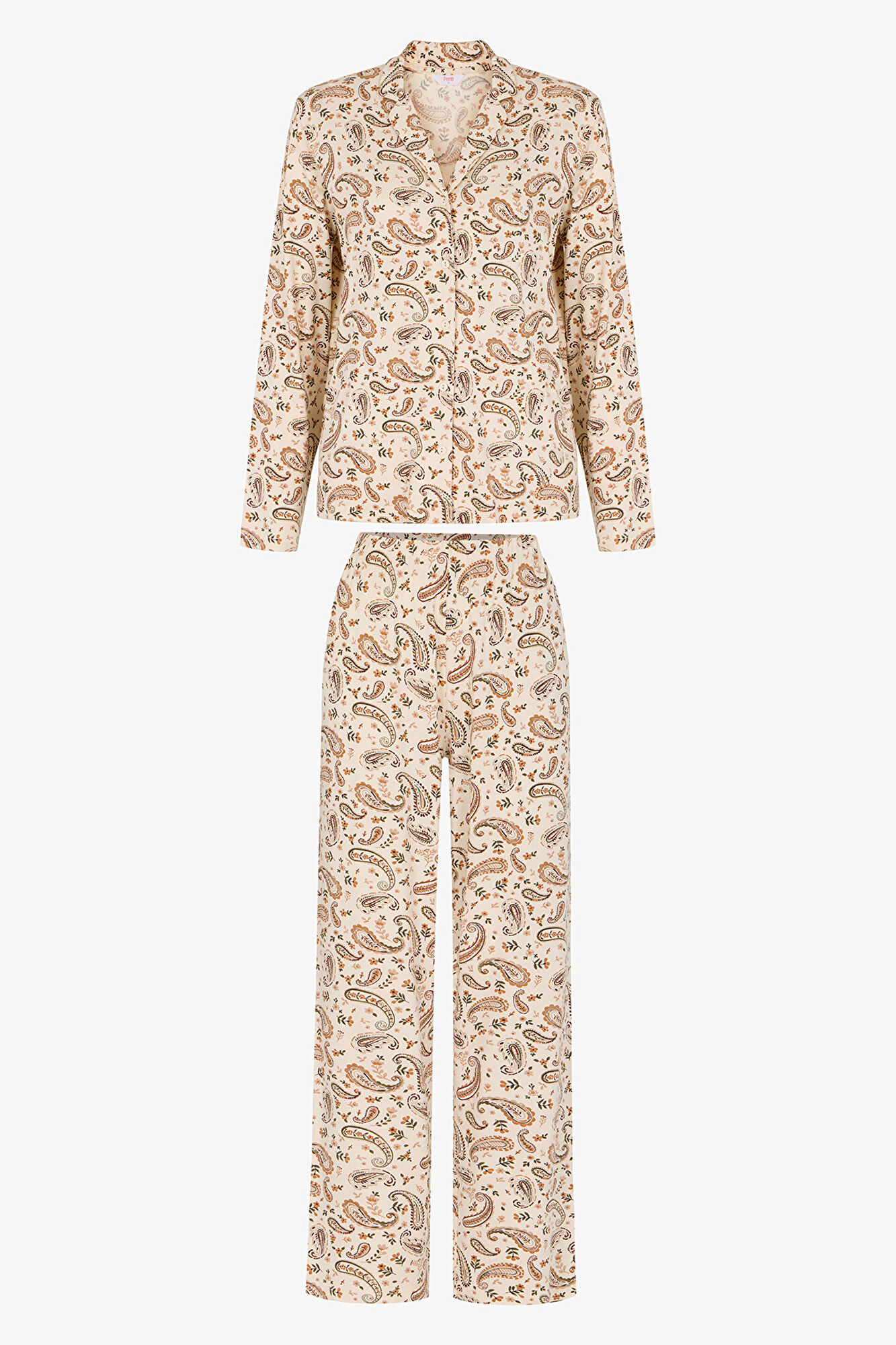 Penti Conjunto de Pijama Estampado de Manga Larga