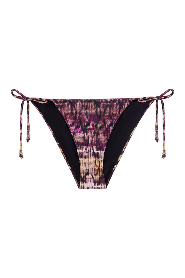 Dorina Braga bikini lazo lateral Amnesia estampado