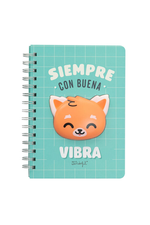 Womensecret Notebook - Siempre con buena vibra (Always good vibes) rávasalt mintás