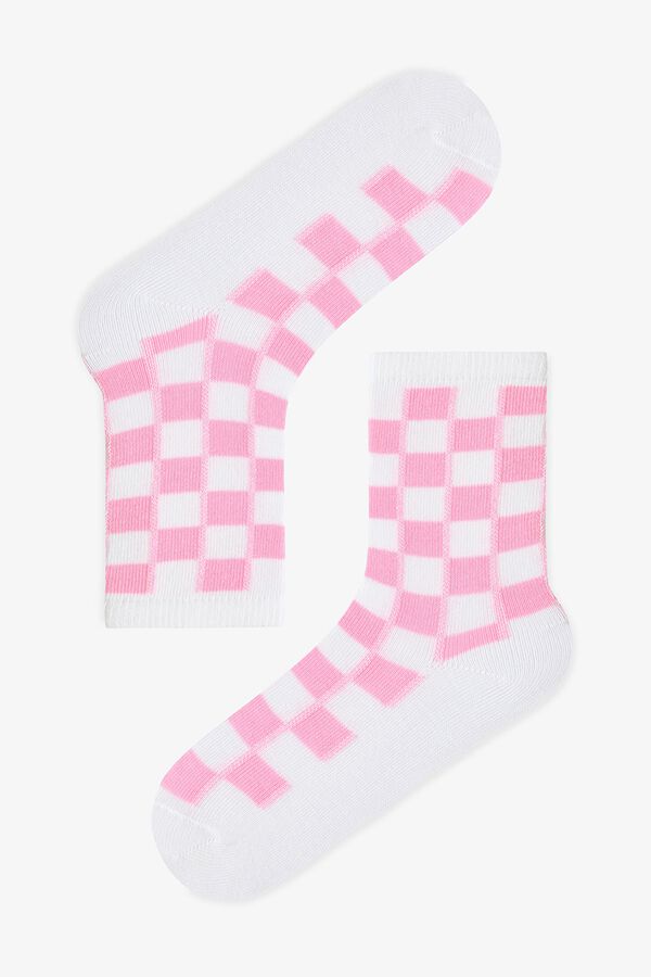 Penti Checked 3-pack ankle socks printed