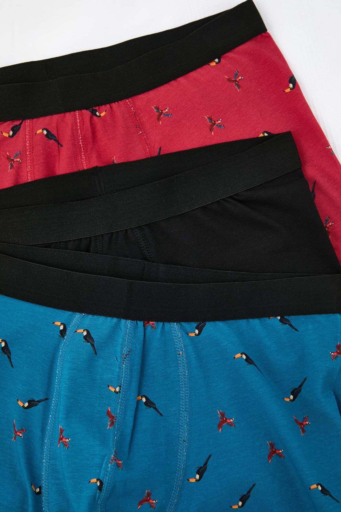 Trendyol Pack de 3 boxers p&aacute;ssaros