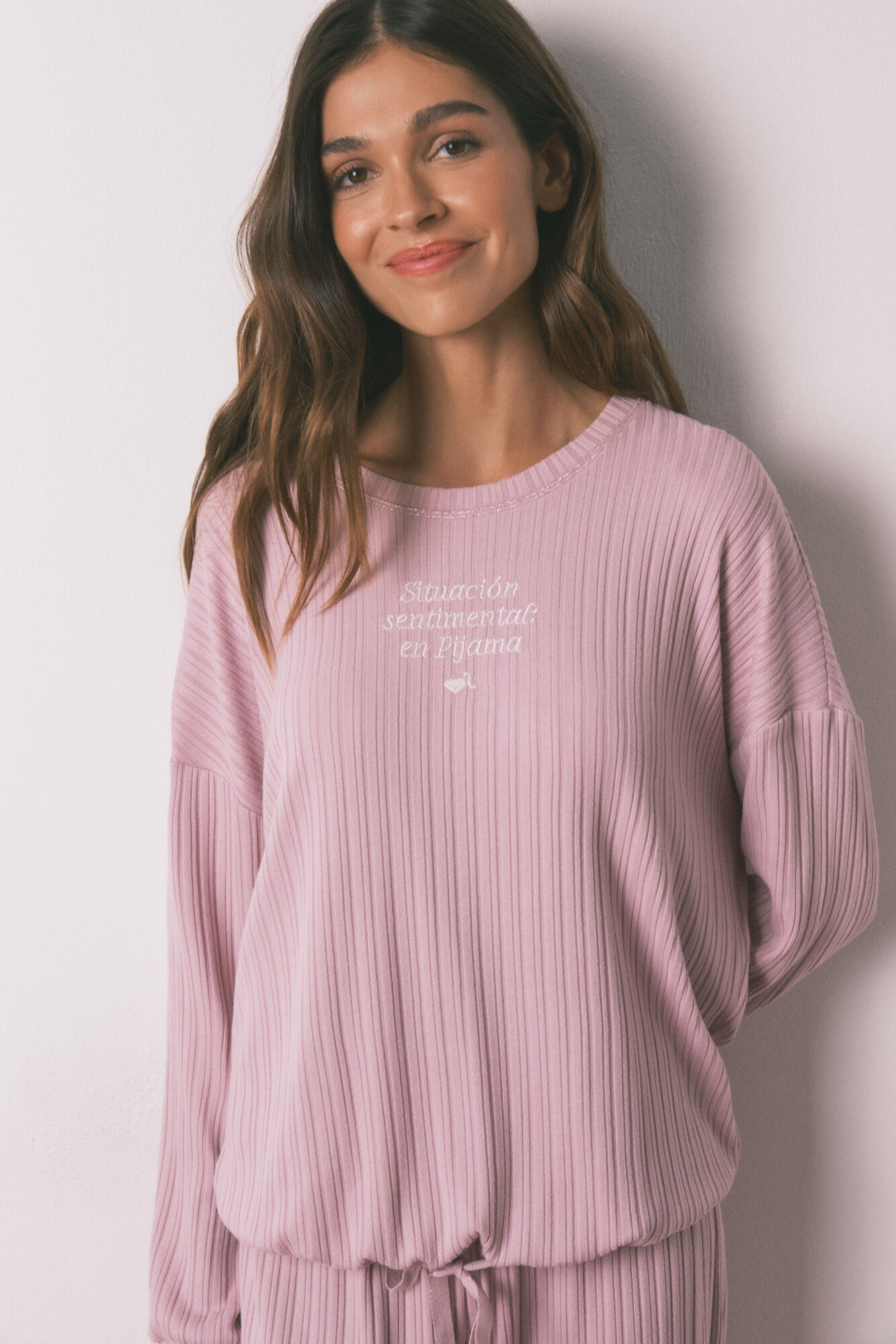 Women'secret Long pyjamas , warm soft jersey-knit