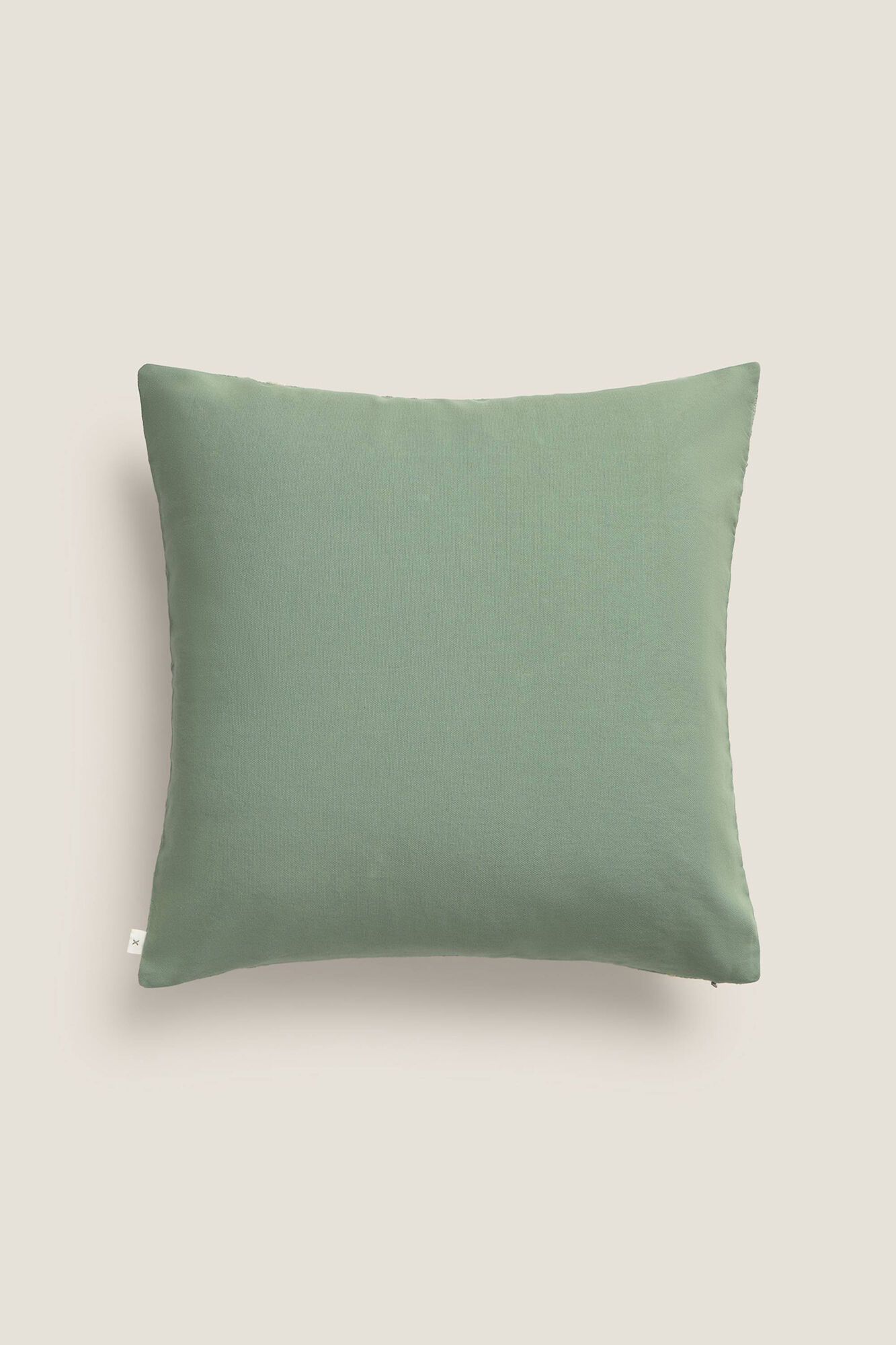 Textura Funda coj&iacute;n algod&oacute;n bordado