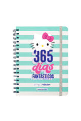 Mr. Wonderful Agenda 2024-25 Hello Kitty x Mr. wonderful-365 fantastic days imprim&eacute;